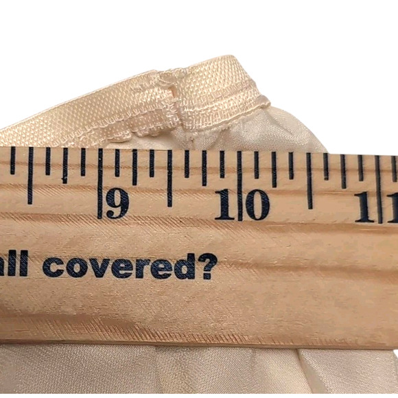 Nordstrom Half Slip 25 Inch Womens VTG Sz M (XXS-S Today) Beige Dress Skirt READ - Picture 9 of 13